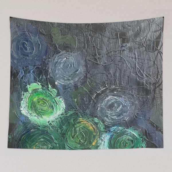 Item preview, Water Lilies in the Night designed and sold by brookehthomson.