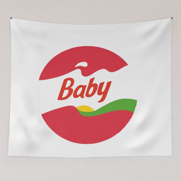 Item preview, Baby cheese bel symbol print cheese designed and sold by laurachap.
