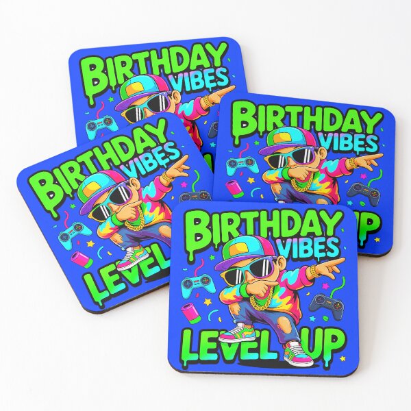 Item preview, Birthday Vibes Dabbing Gamer Level Up designed and sold by SteezeeStore.