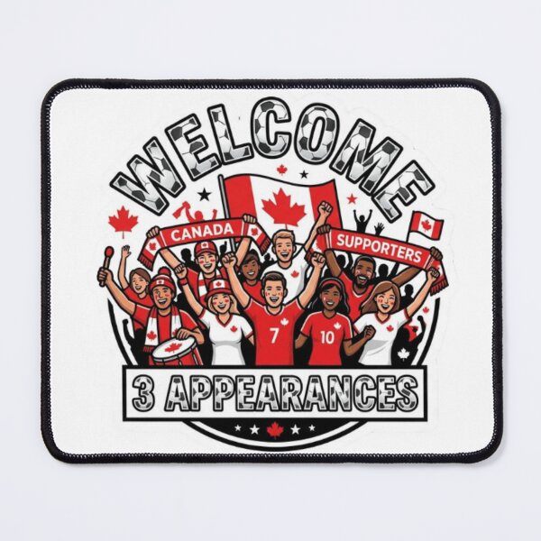 Item preview, Canada Soccer Fans Sticker Welcome 3 Appearances designed and sold by Imaginarium of Chaos falcon88 .