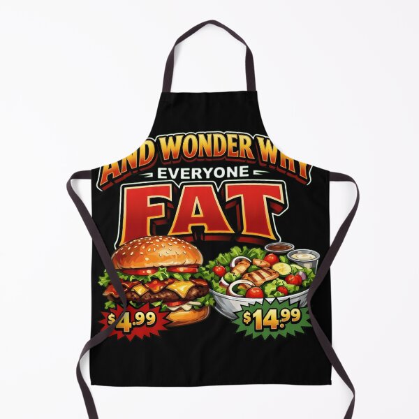 Item preview, Funny Burger vs Salad Meme - Why Everyone Fat Sarcastic Food Quote designed and sold by haitrieuic96.