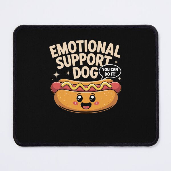 Item preview, Funny Emotional Hot Dog Support Kawaii Motivational designed and sold by Dressed For  Duty.