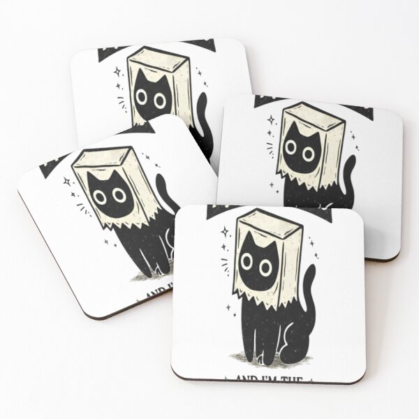 Item preview, Funny Black Cat “My Life is a Joke” Punchline T-Shirt – Cute Dark Humor Cat Design designed and sold by CatLovers Studio.