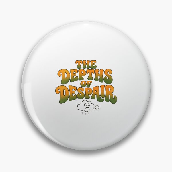 Item preview, The Depths Of Despair Crying Cloud Retro Quote designed and sold by Fenay Designs.