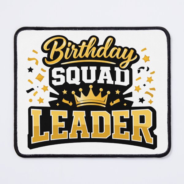 Item preview, Official Birthday Squad Leader – Funny Birthday Party Humor Design designed and sold by rushaib.