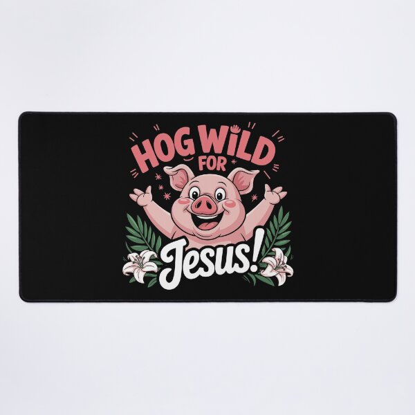Item preview, Hog Wild for Jesus Christian Religion designed and sold by Dressed For  Duty.