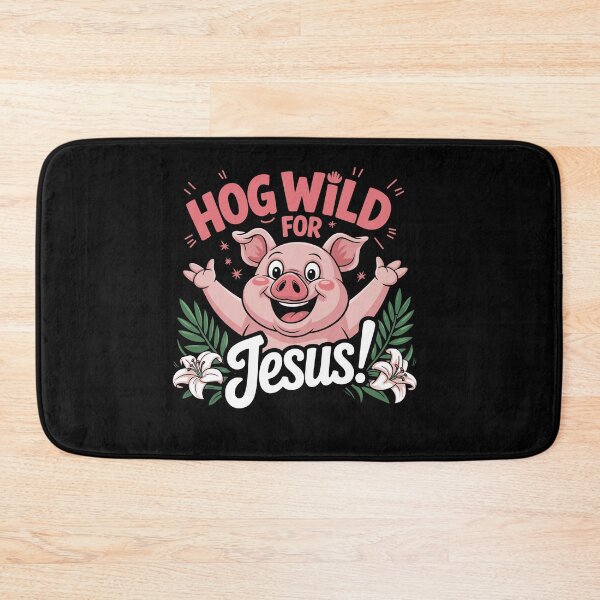 Item preview, Hog Wild for Jesus Christian Religion designed and sold by Dressed For  Duty.