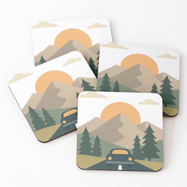 Item preview, Mountain Sunrise – Peaceful Pine Peak Design designed and sold by mbmstores.