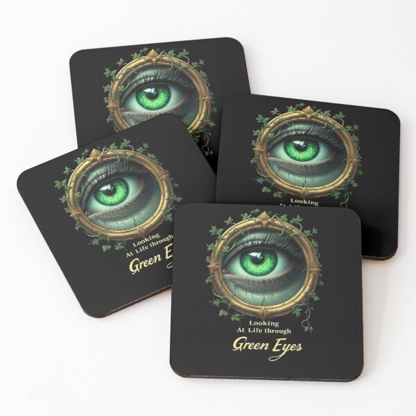 Item preview, The Emerald Gaze: Envy Unbound designed and sold by AuntKikiShirts.