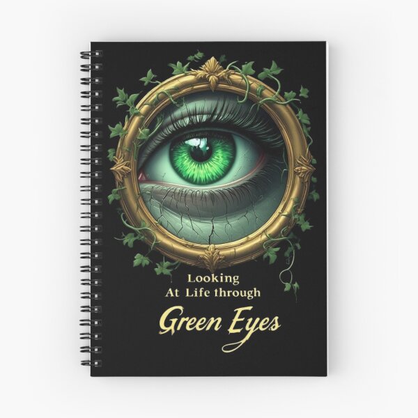 Item preview, The Emerald Gaze: Envy Unbound designed and sold by AuntKikiShirts.