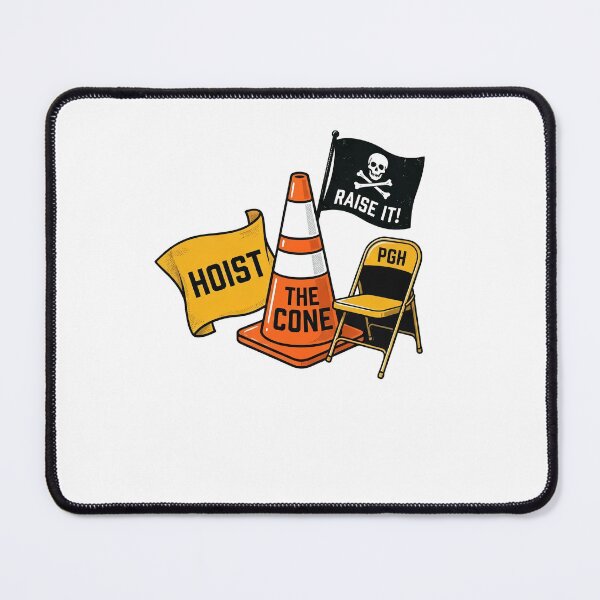 Item preview, Hoist the Cone Parking Chair  - Pittsburgh Baseball designed and sold by phoebelevine.