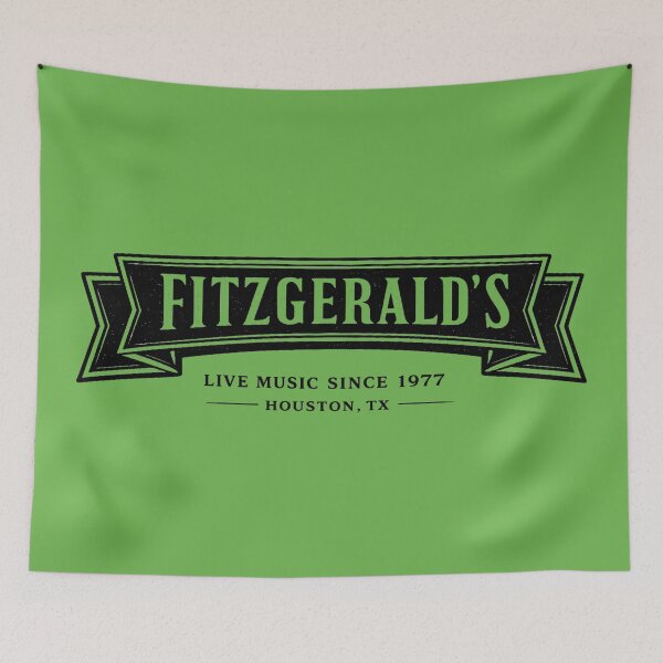 Item preview, Fitzgerald’s Houston Cutout Banner – Live Music Since 1977 designed and sold by gahteeriffico.