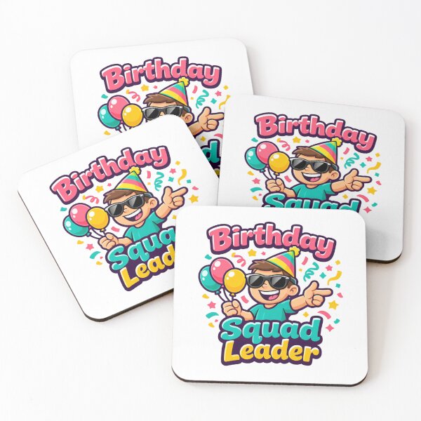 Item preview, Official Birthday Squad Leader – Funny Birthday Party Humor Design designed and sold by rushaib.