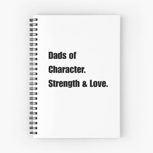 Item preview, Minimalist Dads Of Character Strength Love designed and sold by DizzyShirts1.