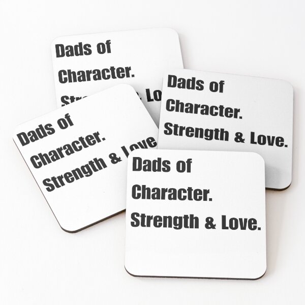 Item preview, Minimalist Dads Of Character Strength Love designed and sold by DizzyShirts1.