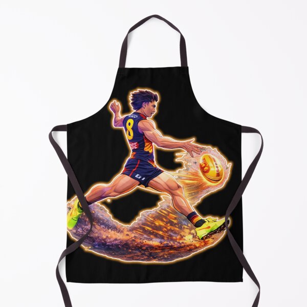 Item preview, AFL Power Kick Explosion – Electric Football Art | Aussie Rules Player Graphic | Sports Streetwear Design designed and sold by ☆ CR4ZIIB4BII ☆.