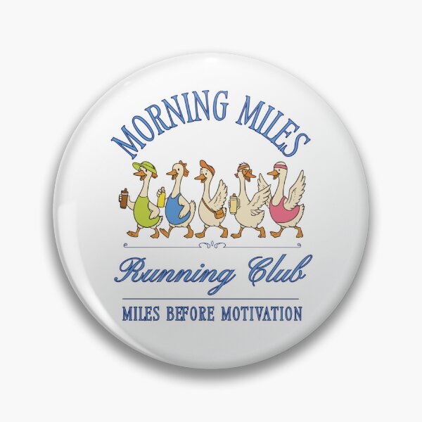 Artikelvorschau, Morning Miles Running Club Meilen vor der Motivation Silly Goose Runners entworfen und verkauft von phoebelevine.