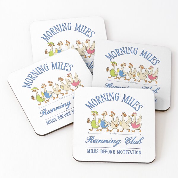Artikelvorschau, Morning Miles Running Club Meilen vor der Motivation Silly Goose Runners entworfen und verkauft von phoebelevine.