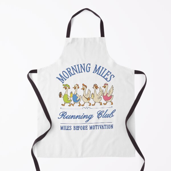 Item preview, Morning Miles Running Club Miles Before Motivation Silly Goose Runners designed and sold by phoebelevine.
