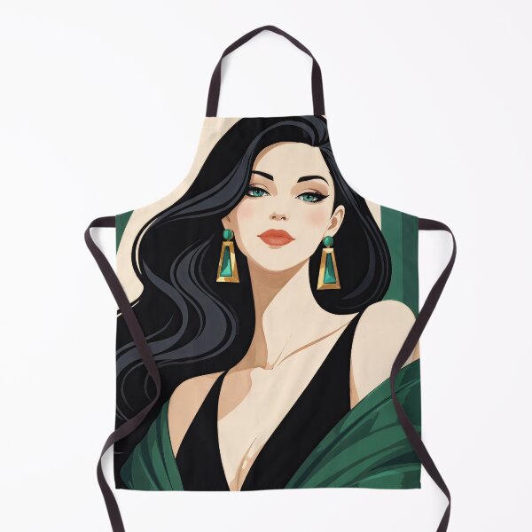Item preview, Emerald Elegance – Refined Portrait designed and sold by ForeverPrintsOK.