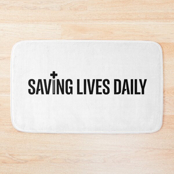 Item preview, Saving Lives Daily - First Responder Hero Statement Graphic designed and sold by ModdiesColors.