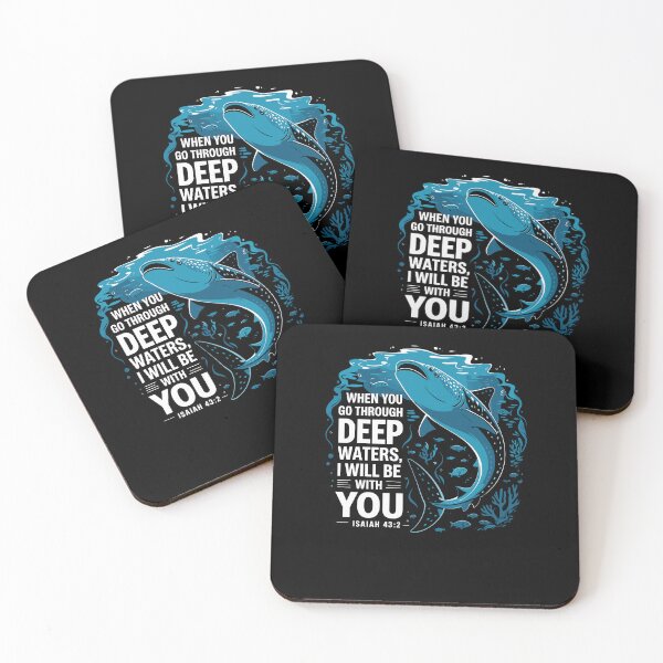 Item preview, When You Go Through Deep Waters I Will Be With You designed and sold by Dressed For  Duty.