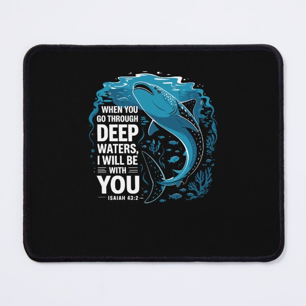 Item preview, When You Go Through Deep Waters I Will Be With You designed and sold by Dressed For Duty.