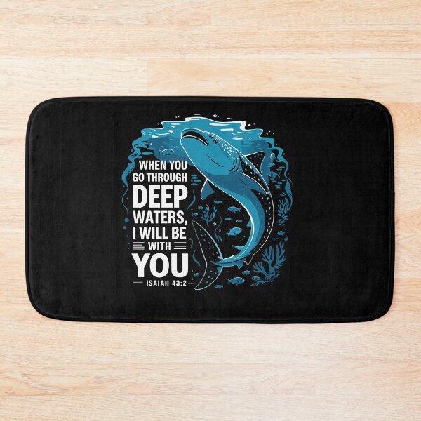 Item preview, When You Go Through Deep Waters I Will Be With You designed and sold by Dressed For  Duty.