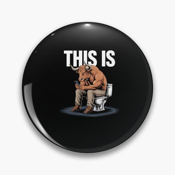 Item preview, This Is Bullsht Funny Cow Toilet Humorous designed and sold by Dressed For  Duty.