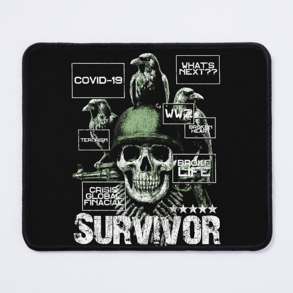 Item preview, Survivor Skull designed and sold by NF Designs Studio DTF.