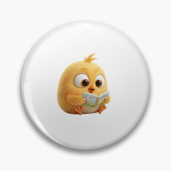 Item preview, Bibi The Chick — Baby Bird Reading a Book designed and sold by TinyNestCo.