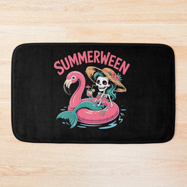 Item preview, Summerween Vibes Spooky Summer Mermaid Skeleton Halloween designed and sold by Dressed For  Duty.
