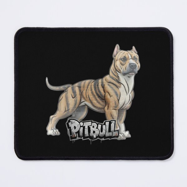 Item preview, Tiger Striped Muscular Pitbull Graffiti Art | Pit Bull Streetwear Design designed and sold by Radhestore.