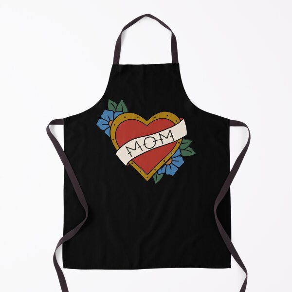 Item preview, Mom trad tattoo heart cute quirky funny designed and sold by laurachap.