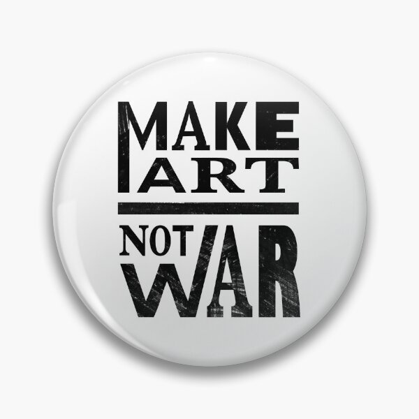 Item preview, Make Art – Not War designed and sold by NCZKI.