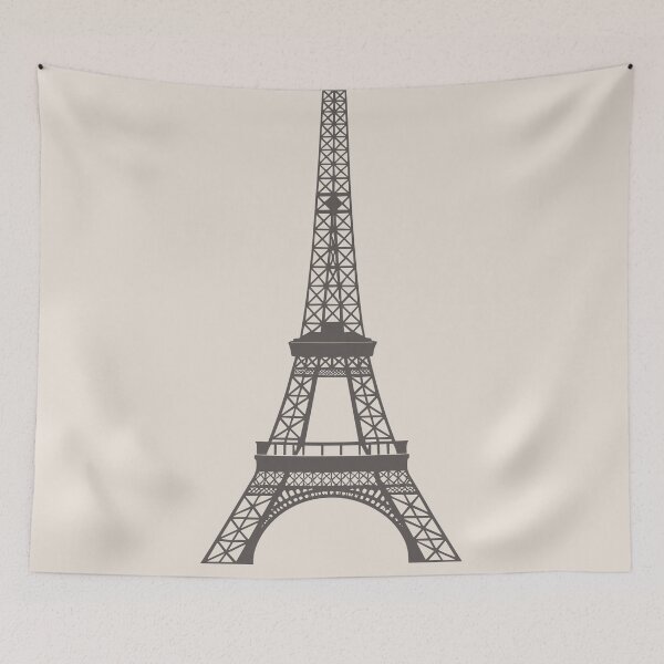 Item preview, Paris Minimal Line Art – Eiffel Tower Poster designed and sold by stmpdwrld.