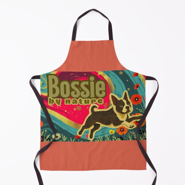 Item preview, Boston Terrier “Bossie by Nature” | Cute Dog Art | Boston Terrier Illustration | Funny Dog Lover Gift designed and sold by Bossie Brand Apparel .
