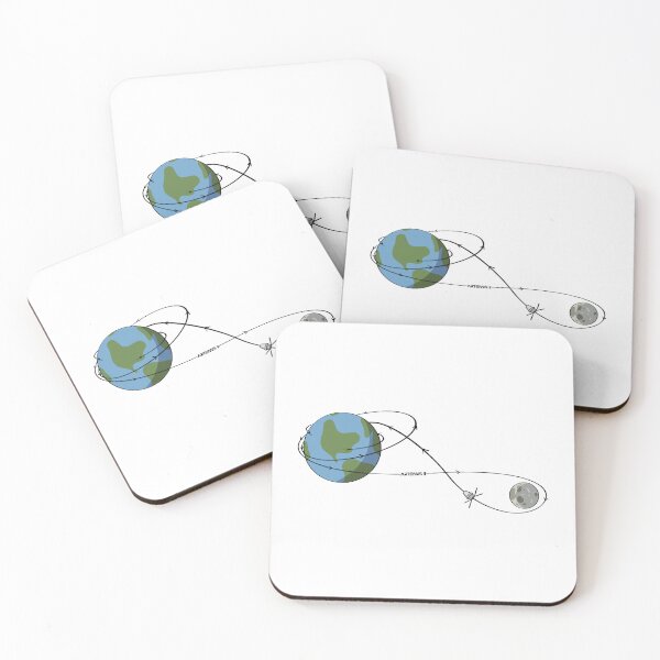 Item preview, artemis II flight path designed and sold by artbykls.