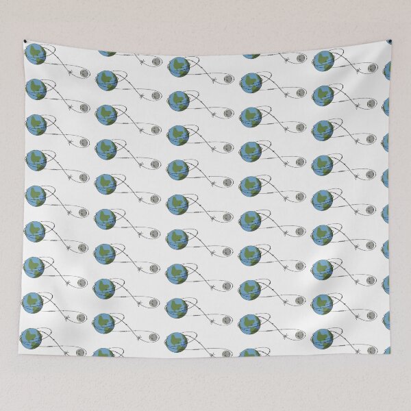Item preview, artemis II flight path designed and sold by artbykls.