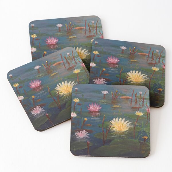 Item preview, Waterlilies Days End designed and sold by KarenZuk.