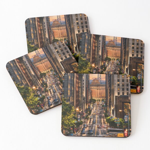 Item preview, Golden Hour Street – San Francisco Cinematic Cityscape designed and sold by Kimberly Palmer.