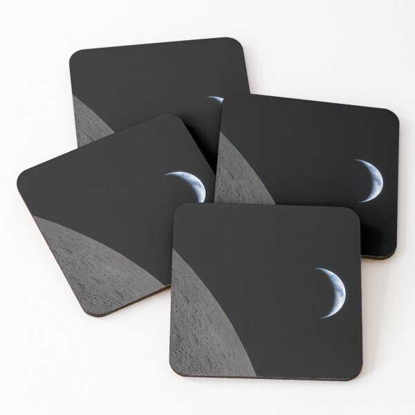 Item preview, Crescent Earth from the Moon designed and sold by astro-space-tees.