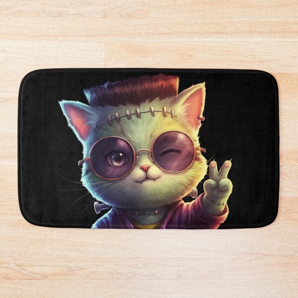 Item preview, Frankenpetz Kitty - Jimmy the Neon Rebel (Unit #01) designed and sold by Frankenpetz.