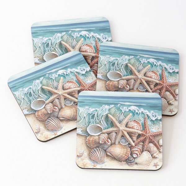 Item preview, Seashell Treasures on Beach B designed and sold by Jean Plout.