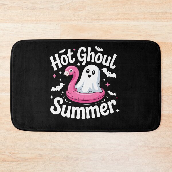 Item preview, Hot Ghoul Summer Flamingo Ghost Summerween designed and sold by Dressed For  Duty.