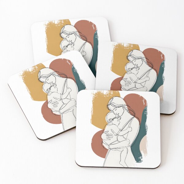 Item preview, Maternal Serenity: A Minimalist Embrace designed and sold by RoseVathRam.