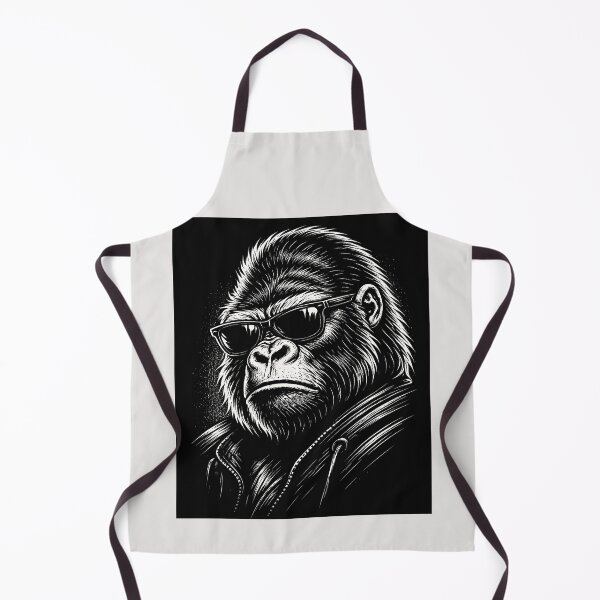 Item preview, Funny Gorilla Wearing sunglasses with attitude designed and sold by erozzz.