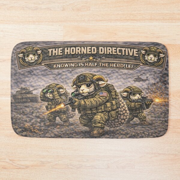 Item preview, The Horned Directive – Sheep-I Joe Command Ops Parody designed and sold by Thpoar.
