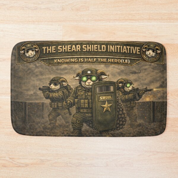 Item preview, The Shear Shield Initiative – Sheep-I Joe Defense Squad Parody designed and sold by Thpoar.