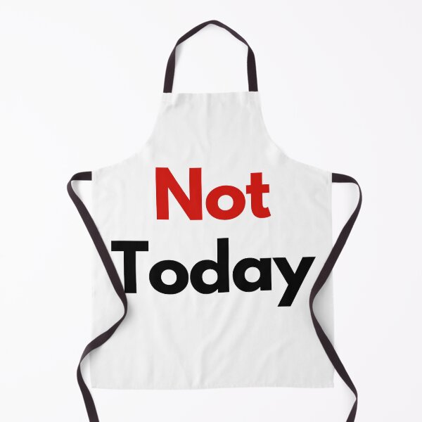Item preview, Not Today Minimalist Typography Relatable Mood Design designed and sold by Moodish.Store.